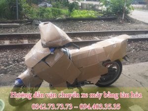 Vận chuyển xe máy bằng tàu hỏa