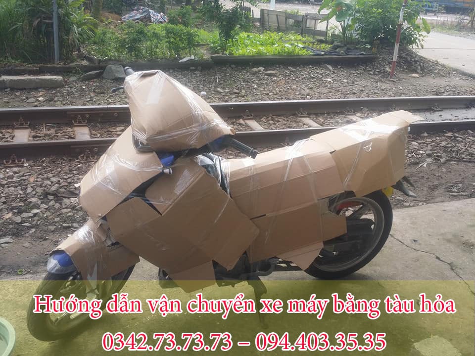 Vận chuyển xe máy bằng tàu hỏa
