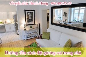 Hướng dẫn treo gương trong nhà chuẩn phong thủy