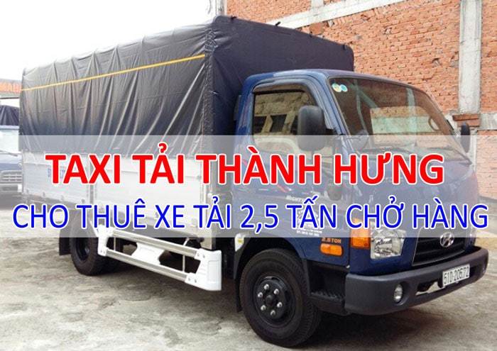 Cho thuê xe tải 2,5 tấn chở hàng Cho thuê xe tải 2,5 tấn chở hàng