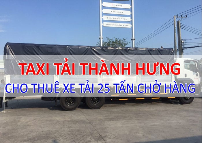 Cho thuê xe tải 25 tấn chở hàng Cho thuê xe tải 25 tấn chở hàng