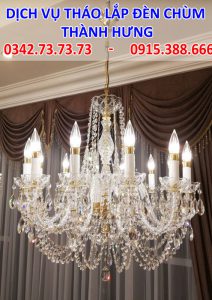 Dịch vụ tháo lắp vận chuyển đèn chùm