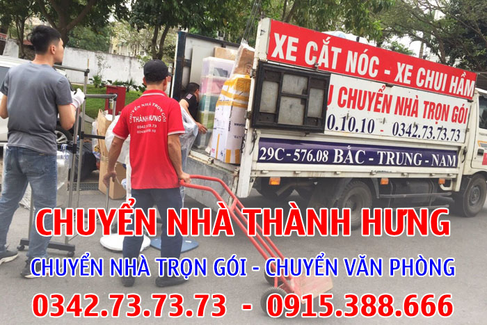 Thành Hưng cung cấp dịch vụ chuyển nhà trọn gói tại TPHCM uy tín