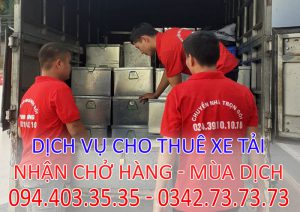 Xe tải chở hàng Hà Nội - ninh bình có giấy phép vào phố cấm 24h