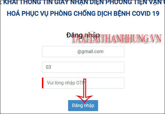 Đăng ký luồng xanh Đăng ký luồng xanh