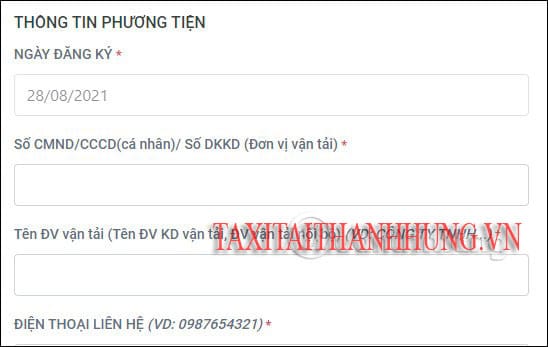 Đăng ký luồng xanh Đăng ký luồng xanh