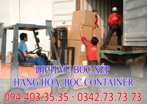 dịch vụ bốc xếp hàng hóa, bốc container
