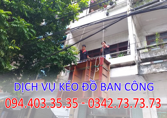 Dịch vụ kéo đồ ban công Dịch vụ kéo đồ ban công