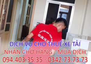 Xe tải chở hàng Hà Nội - cao bằng có giấy phép vào phố cấm 24h
