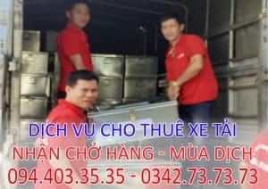 Xe tải chở hàng Hà Nội - đà nẵng có giấy phép vào phố cấm 24h