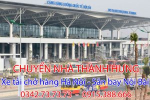 Xe tải chở hàng Hà Nội - Sân bay Nội Bài ưu đãi 10% từ vận tải Thành Hưng