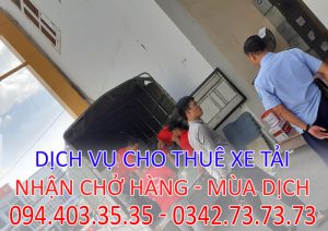 Xe tải chở hàng Hà Nội - Thái Bình có giấy vào phố cấm 24h