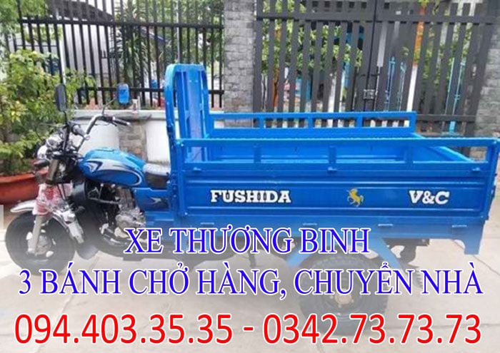 xe thuương binh 3 bánh chở hàng chuyển nhà giá rẻ xe thuương binh 3 bánh chở hàng chuyển nhà giá rẻ
