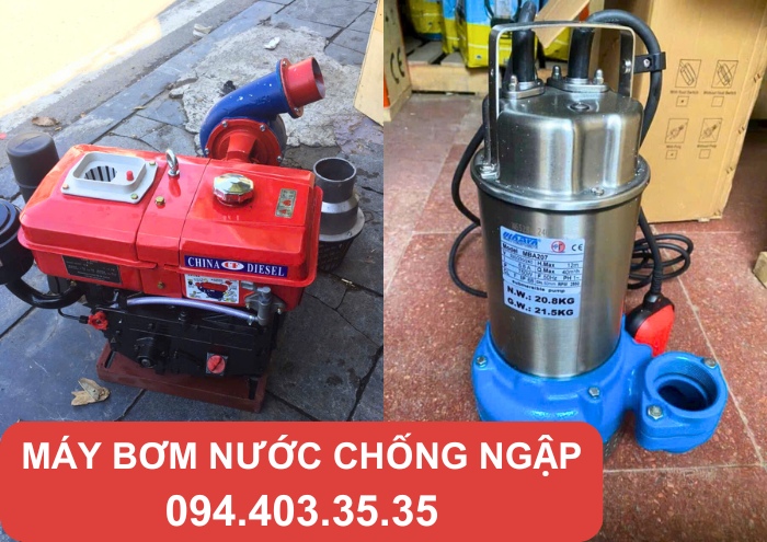 Thành Hưng cho thuê máy bơm nước chống ngập hầm chung cư đa dạng chủng loại