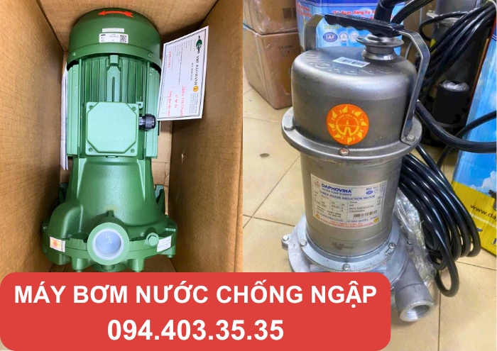 Công suất máy bơm từ 30 - 300 m3/giờ