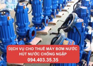 Thành Hưng cung cấp dịch vụ cho thuê máy bơm nước hút nước chống ngập