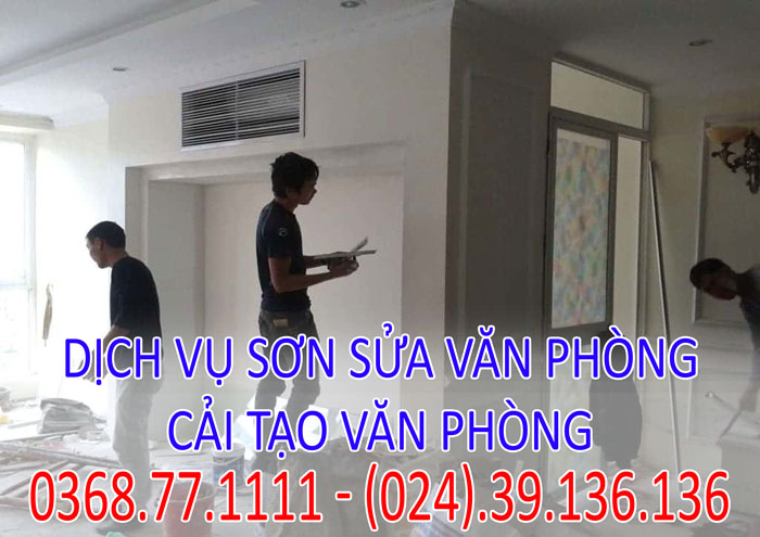 Dịch vụ sơn sửa văn phòng uy tín Dịch vụ sơn sửa văn phòng uy tín