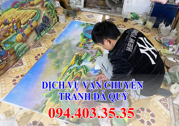 Dịch vụ vận chuyển tranh đá quý giá rẻ Dịch vụ vận chuyển tranh đá quý giá rẻ