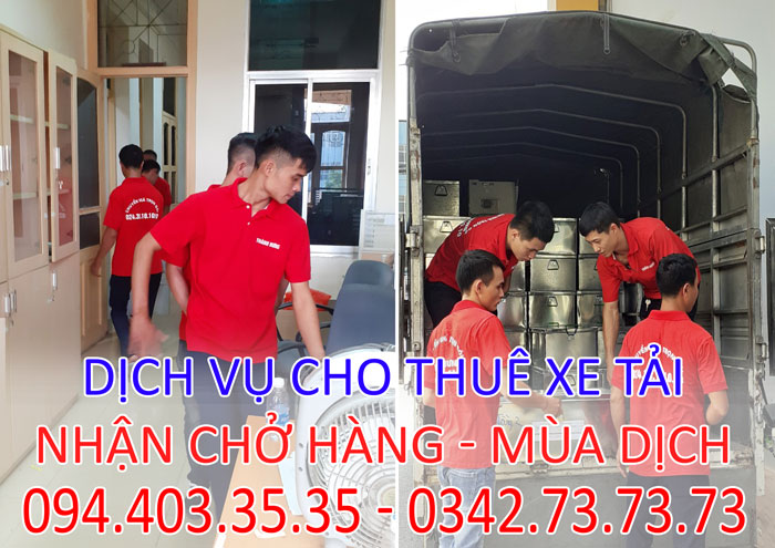 Xe tải chở hàng chuyển nhà trọn gói Hà Nội - Hải Phòng giá rẻ