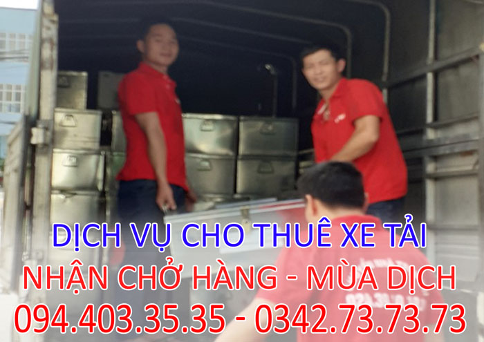 Xe tải chở hàng, chuyển nhà trọn gói Thái Nguyên