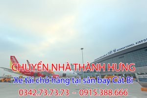 Ưu đãi 10% khi sử dụng dịch vụ xe tải chở hàng tới sân bay Cát Bi