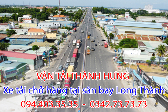 Xe-tai-cho-hang-tai-san-bay-long-thanh Xe tải chở hàng tại sân bay Long Thành từ Taxi tải Thành Hưng