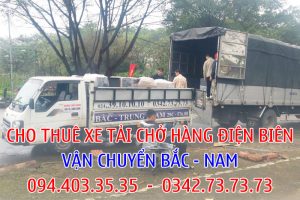 Thành Hưng cho thuê xe tải chở hàng Điện Biên - Vận chuyển Bắc Nam