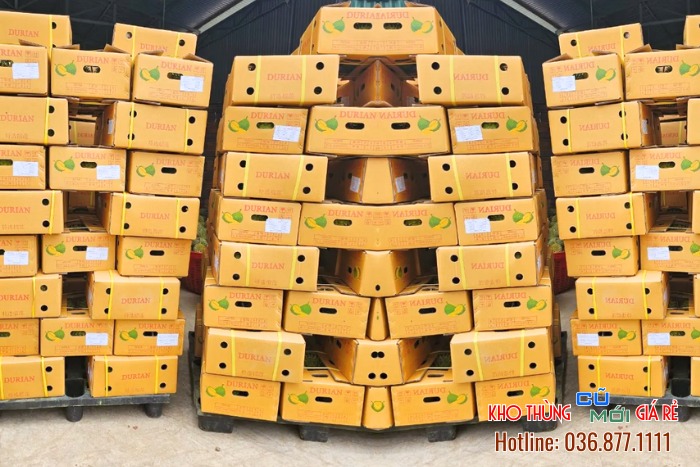 Thùng carton đựng sầu riêng