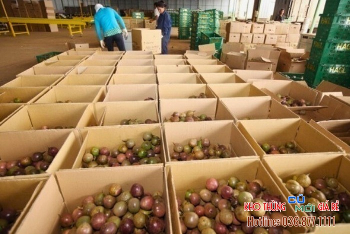 Thùng carton đựng chanh dây