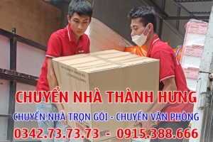 Thành Hưng cung cấp dịch vụ chuyển nhà trọn gói tại Bà Rịa Vũng Tàu uy tín