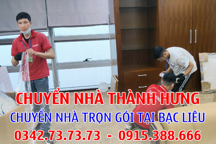 Giá dịch vụ chuyển nhà trọn gói tại Bạc Liêu của Thành Hưng rất phải chăng