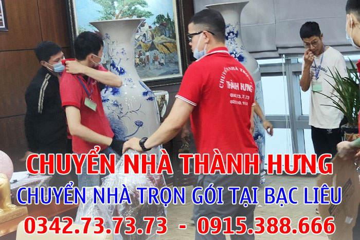 Quy trình chuyển nhà trọn gói tại Bạc Liêu của Thành Hưng chặt chẽ