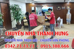 Dịch vụ chuyển nhà trọn gói tại Long An của Taxi tải Thành Hưng