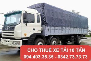 Thành Hưng cung cấp dịch vụ cho thuê xe tải 10 tấn giá hợp lý