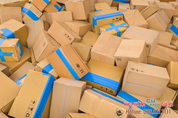 Hộp carton đóng hàng Thành Hưng bền đẹp, chịu lực tốt