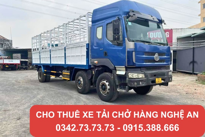 Cam kết cho thuê xe tải chở hàng Nghệ An