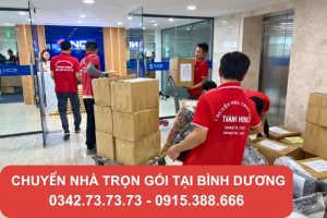 Thành Hưng cung cấp dịch vụ chuyển nhà trọn gói tại Bình Dương