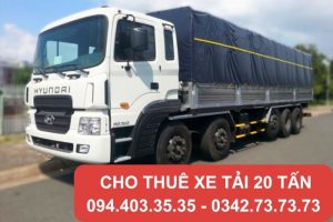 Thành Hưng cho thuê xe tải 20 tấn giá phải chăng