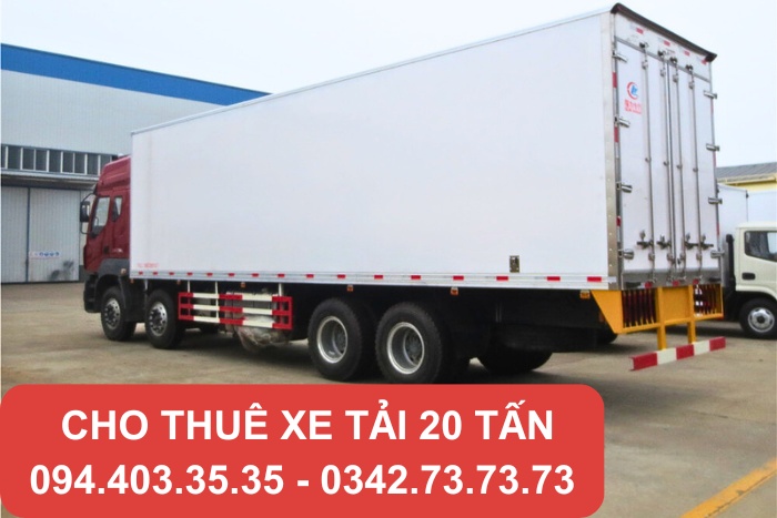 Xe tải 20 tấn thùng đông lạnh để vận chuyển hải sản, thực phẩm