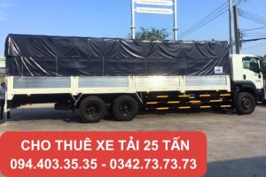 Thành Hưng cho thuê xe tải 25 tấn giá ưu đãi