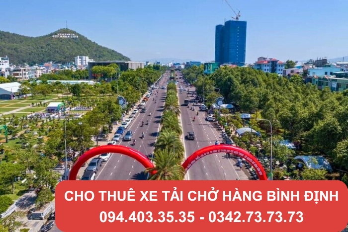 Thành Hưng cho thuê xe tải chở hàng Bình Định chuyên nghiệp