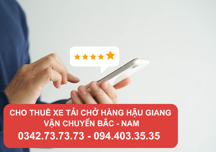 Cho thuê xe tải chở hàng Hậu Giang - Vận chuyển Bắc Nam Thành Hưng