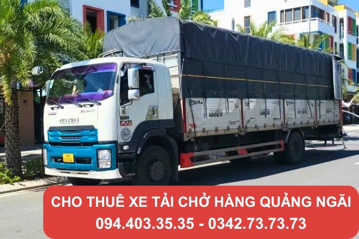 Thành Hưng cho thuê xe tải chở hàng Quảng Ngãi với chất lượng vượt trội