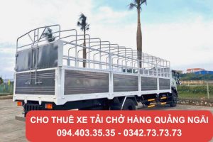 Hình thức cho thuê xe tải chở hàng Quảng Ngãi của Thành Hưng rất đa dạng