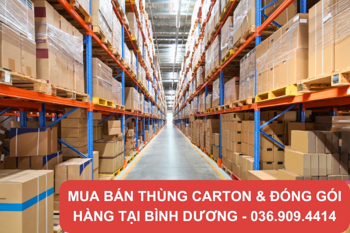 Nhu cầu sử dụng thùng carton đóng gói hàng hóa tại Bình Dương rất lớn