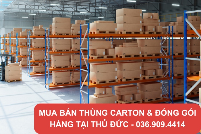 Thùng carton phù hợp để đóng gói nhiều loại hàng hóa