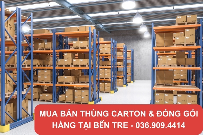 Tổng kho Thành Hưng chuyên mua bán thùng carton Bến Tre chất lượng, giá rẻ