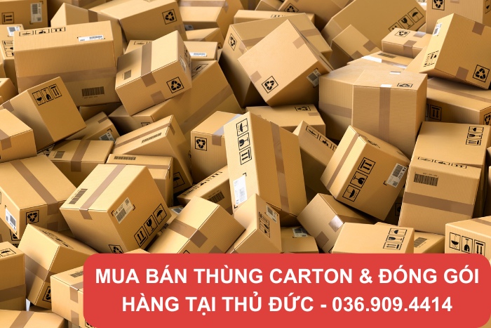 Thùng carton 3 lớp đóng gói hàng COD trên sàn TMĐT