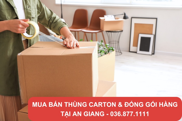 Thùng carton 3 lớp được sử dụng đóng gói đồ đạc khi chuyển nhà