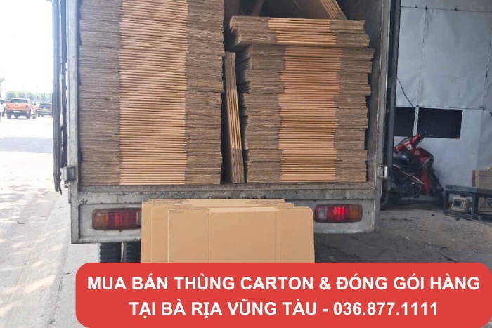 Kho thùng Thành Hưng bán thùng carton cũ chất lượng với giá rẻ